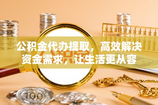 濠江公积金代办提取，高效解决资金需求，让生活更从容