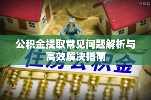 濠江公积金提取常见问题解析与高效解决指南