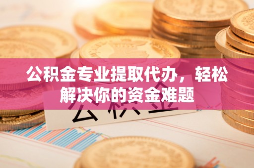 濠江公积金专业提取代办，轻松解决你的资金难题