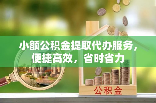 濠江小额公积金提取代办服务，便捷高效，省时省力