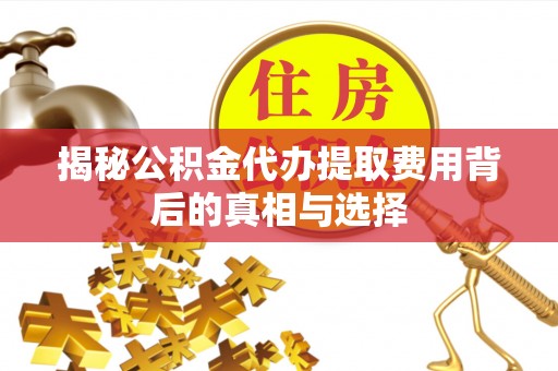 濠江揭秘公积金代办提取费用背后的真相与选择