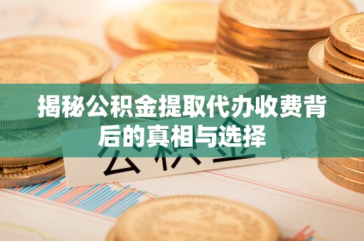 濠江揭秘公积金提取代办收费背后的真相与选择
