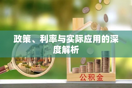 濠江政策、利率与实际应用的深度解析