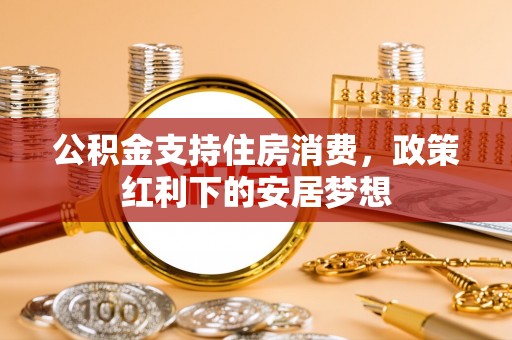 濠江公积金支持住房消费，政策红利下的安居梦想