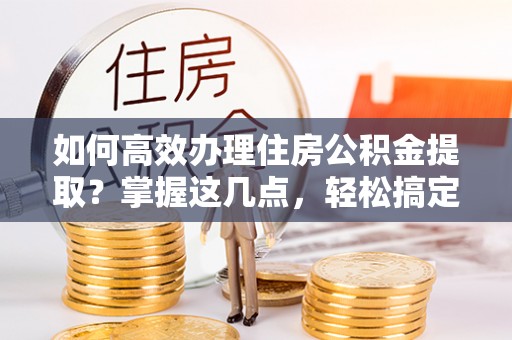 濠江如何高效办理住房公积金提取？掌握这几点，轻松搞定！