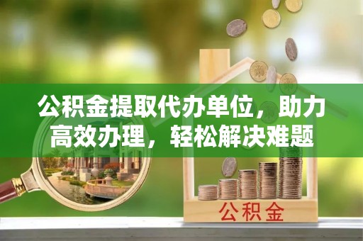 濠江公积金提取代办单位，助力高效办理，轻松解决难题