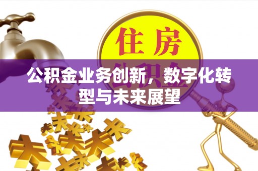 濠江公积金业务创新，数字化转型与未来展望
