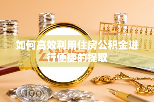 濠江如何高效利用住房公积金进行便捷的提取